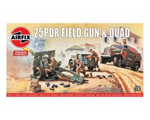 1/76 25PDR FIELD GUN en QUAD A01305V