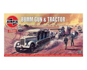 1/76 88MM GUN en TRACTOR A02303V