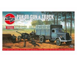 1/76 PAK 40 GUN en TRACK A02315V