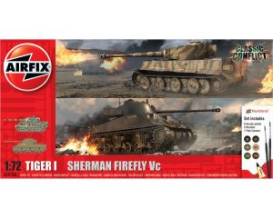 1/72 CLASSIC CONFLICT TIGER 1 VS SHERMAN FIREFLY A50186
