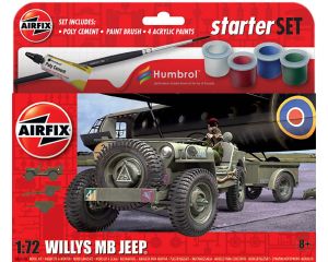 1/72 HANGING GIFT SET WILLYS MB JEEP A55117A