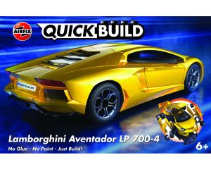 QUICKBUILD LAMBORGHINI AVENTADOR - YELLOW J6026