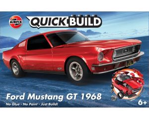 QUICKBUILD FORD MUSTANG GT 1968 RED J6035