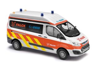 1/87 FORD TRANSIT CUSTOM BUS RETTUNG FALCK 2012 52515