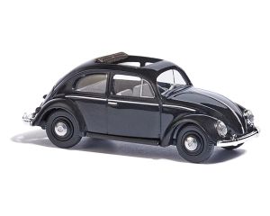 1/87 VW KAFER BREZELFENSTER FALTDACH SCHWARZ 1952 52942