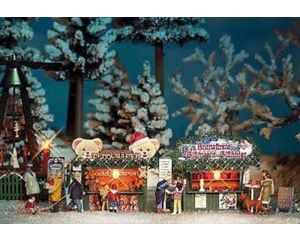 ZWEI WEIHNACHTSBUDEN H0 1060