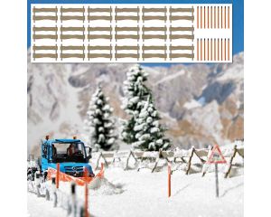 SCHNEEFANGZAUNE USW. H0 1120
