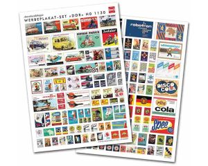 WERBEPLAKAT-SET DDR H0 1130