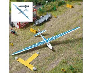 SEGELFLUGZEUG, BLAU H0 1155