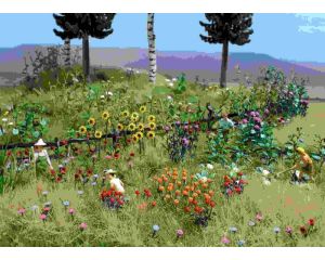 BLUMEN-UND PFLANZEN-SET H0 1258