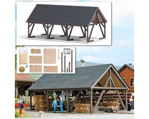 HOLZLAGER MIT ZUBEHOR H0 1677