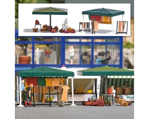 MARKTSTANDE KLEIDUNG USW. H0 1825