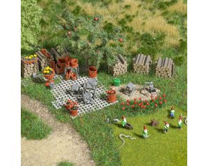 1/87 GARTEN-SET H0 1835