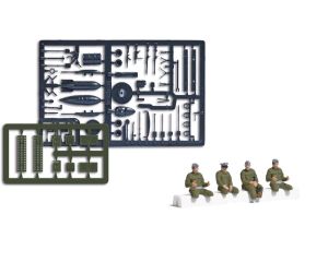 4 NVA SOLDATEN SITZEND H0 1937