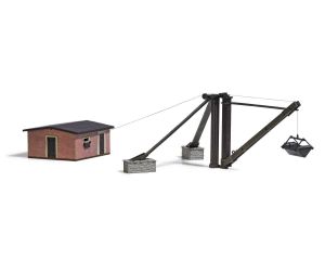 SCHWENKKRAN MIT WINDENHAUS H0 1975