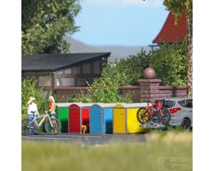 1/87 4 FAHRRADBOXEN H0 (1/25) * 1988