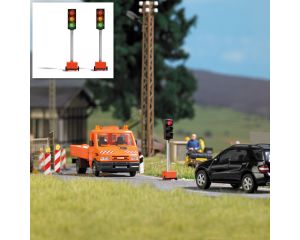 2 BAUSTELLENAMPELN H0 5451