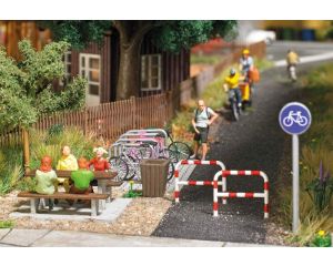 RADWEG-ZUBEHOR H0 7095
