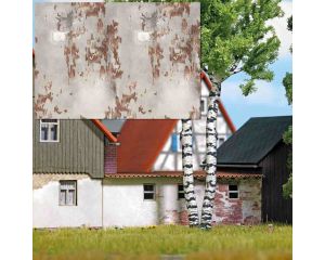 2 DEKOPLATTEN VERWITTERTE ZIEGELWAND 7438