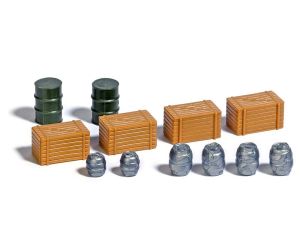 M-SET: HOLZKISTEN/FASSER H0 7784