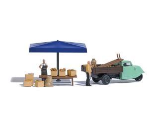 A-SET: MARKTSTAND KARTOFFELN H0 7914