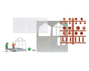A-SET: GEWACHSHAUSAUFBAU H0 7916