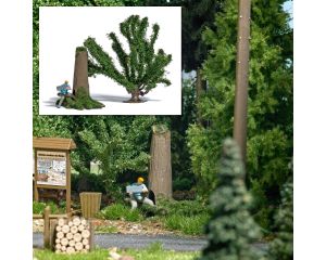 A-SET: GEOCACHER MIT FUND SCHATZTRUHE H0 7955
