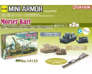 1/144 MINI ARMOR MORSER KARL M.SCHLEPPER PANZER IV 14135