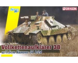 1/35 VOLLKETTENAUFKLARER 38 W/7.5CM KANONE 51 L/24 (6/23) * 6815