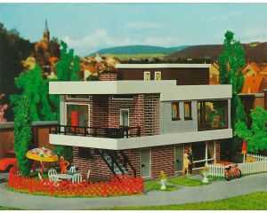 1/87 B-257 MODERN HUIS MET PLAT DAK (6/24) * 109257