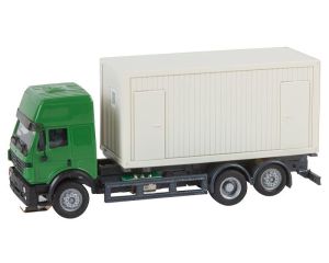1/87 VRACHTWAGEN MB SK’94 BOUWCONTAINER HERPA 161480