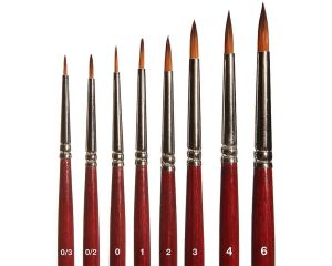 SET 6 RONDE KWASTEN SYNTHETISCH 0/201234 172110