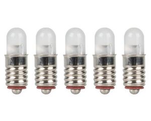 1/87 5 LED'S VOOR VERLICHTING BASIS, WARM WIT 180228