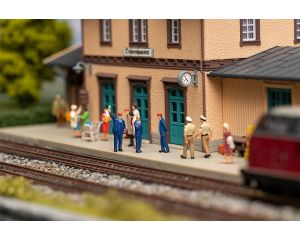 1/87 FIGUREN-SET MET SOUND SPOORWEGPERS. CONDUCTEUR 180237