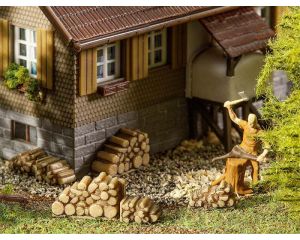 1/87 KLEINE BRANDHOUTSTAPELS 6 STUKS 180940