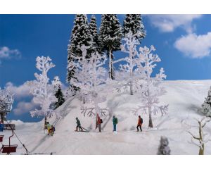 BESNEEUWDE BOMEN 110MM 5 ST. 181582
