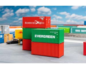 1/87 20' CONTAINER SET 5 STUKS 182051