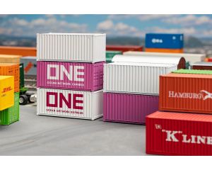 1/87 20' CONTAINER ONE SET 5 STUKS 182052