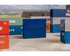 1/87 20' CONTAINER BLAUW 2 ST. (3/24) * 182054