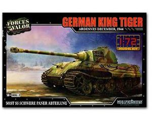 1/72 TIGER KING GERMAN MODEL KITS ARDENNES, DECEMBER 1944 873002A