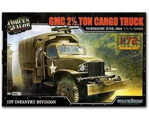 1/72 GMC 2.5 TON CARGO TRUCK MODEL KITS NORMANDY JUNE 1944 873006A