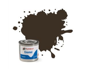ENAMEL PAINT NO 10 SERVICE BROWN GLOSS 14 ML AA0117
