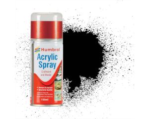 ACRYLIC SPRAY NO 21 BLACK GLOSS 150 ML AD6021