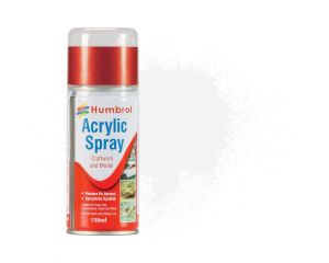 ACRYLIC SPRAY NO 22 WHITE GLOSS 150 ML AD6022