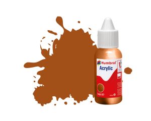 ACRYLIC DROPPER NO 12 COPPER METALLIC 14 ML DB0012