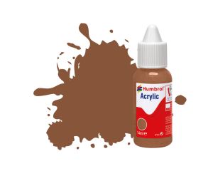 ACRYLIC DROPPER NO 186 BROWN MATT 14 ML DB0186