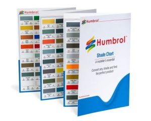 HUMBROL SHADE COLOUR CHART P1222