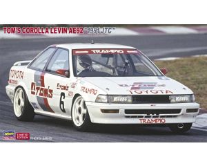 1/24 TOM`S COROLLA LEVON AE92 1991 JTC. 20624 (5/23) * 20624