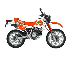 1/12 HONDA XLR BAJA BK16 (2/25) * BK16