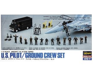 1/72 U.S. PILOT/GROUND CREW SET X72-7 X72-7